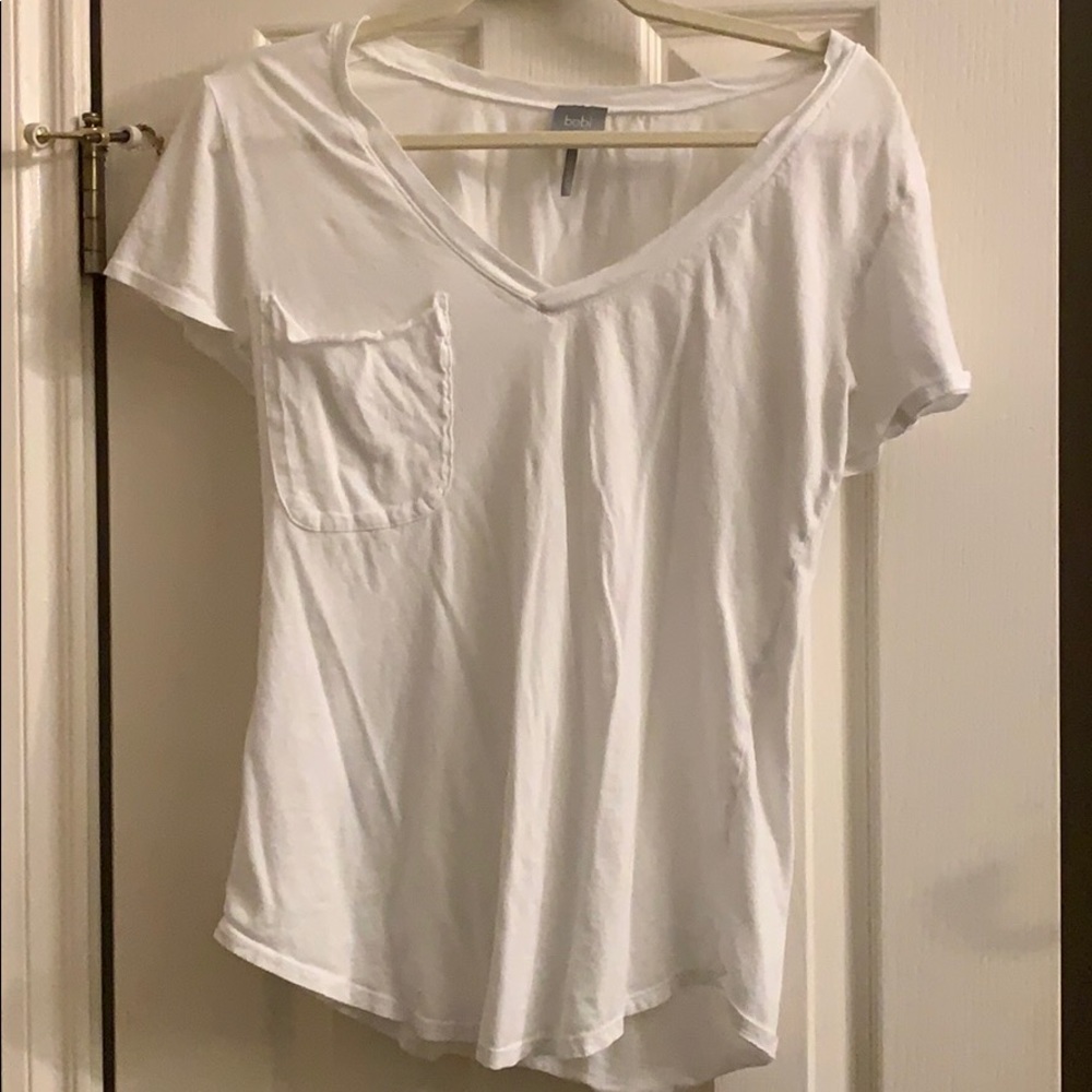 Bobi Classic white pocket tee